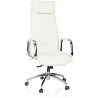 Hjh OFFICE ASPERA 20 - Luxus Chefsessel Cremeweiß