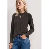 Street One Langarmshirt mit Rüschendetails