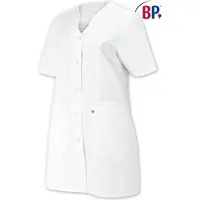 Bp Kasack 1640-485-21, Damen, weiß, kurzarm, waschbar bis 95 °C, Größe 36