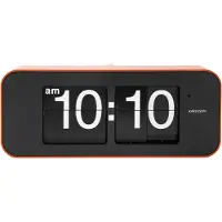Karlsson - Wanduhr Wide Flip - Orange - 40.5x9x16.5cm