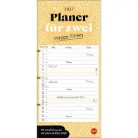 Sonstige Verlage Deko-Slimplaner Happy Times 2027