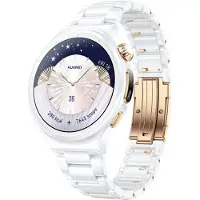 Huawei Smartwatch "Watch 6 Pro 43mm", rosa (weiß, weiß), 1,38 ′′, 3G (UMTS), Smartwatches, Smartwatch
