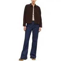 s.Oliver Langarmbluse , Damen, Gr. 38, braun, Cord, Obermaterial: 68% Baumwolle, 32% Viskose, unifarben, normal hüftlang, Rundhals, Blusen Langarmbluse, Cordbluse mit Hemdkragen und Knofpleiste