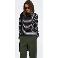 ONLY Onlhappy L/S O-Neck Stripe Tee Jrs