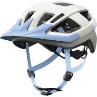 ABUS Fahrradhelm Aduro 3.0 – sportiver City-Helm in stilvollem Design für alltägliche und sportliche Touren – für Damen und Herren – beige und blau, Größe L