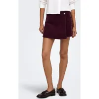 ONLY Cordrock "ONLZEVA HW CORD WRAP SKORT CC PNT" Baumwollmischung, Cord mit Stretch