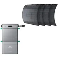 Zendure SolarFlow 800 Pro 920 Wp Balkonkraftwerk Set 3,8 kWh Speicher mit 4x230 Wp flexiblen Modulen