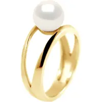 Diadema - Ring in Gelbgold - Echte Süßwasserperlen