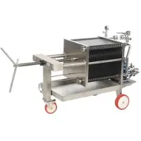 Enotecnica Pillan FC43 - Professioneller Weinfilter für Keller mit 30 Kartons 40x40 cm - Edelstahlrahmen und Pumpe