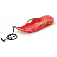 Prosperplast Schlitten Kinderschlitten mit Bremsen Bob Rodelschitten Race S grün