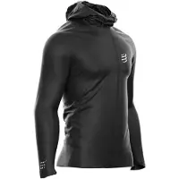 Compressport - Wasserfeste Running-Jacke &ndash; Herren &ndash; Hurricane Waterproof 10/10 - Hurricane Waterproof 10/10 Jacket M Black für Herren -
