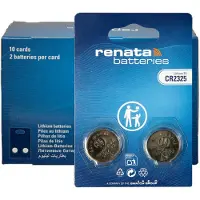 Renata 20x CR2325, 2325, 3V Lithium Knopfzellen (10x 2er Blister)
