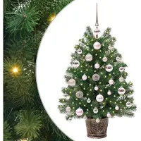 vidaXL Künstlicher Weihnachtsbaum mit 150 LEDs Grün 75 cm PE und PVC 3397304