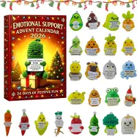 Dripio Adventskalender 2026, 2D Acryl-Figuren, 24-teilig