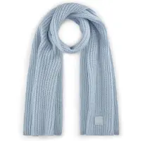 Codello Modetuch "Schal", Damen, blau (hellblau), Obermaterial: 70% Polyacryl PAN. 30% Wolle WO., uni, Modetücher Modetuch, im unifarbenen Stil
