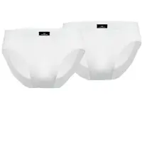 Götzburg Slip GÖTZBURG "Slip 2er Pack", Herren, Gr. XL, schwarz, Obermaterial: 95% Baumwolle CO. 5% Elasthan EL., Unterhosen Slip