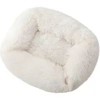 Sonstiges Haustierbett Plüschmatte Hundebett Katzenbett Hundekorb L Weiß