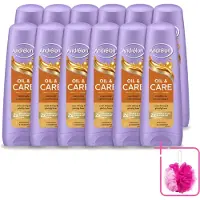 Unilever 12 x Andrélon Oil & Care Conditioner für trockenes und krauses Haar 200 ml - Sparpackung - 12 Stücke