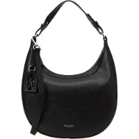 Marc O'Polo Leder Umhängetasche Schultertasche Bellilo Crossbody Bag Black schwarz
