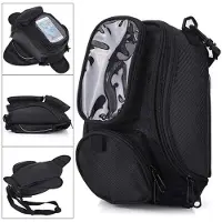 Markenlos Wasserdichte Motor Tank Satteltasche - Geräumige Tanktasche für Kraftstoff mit Abmessungen 35 x 18 x 15 cm, Ideal für Motorradfahren und