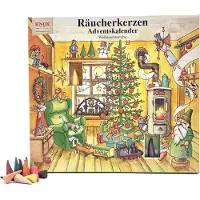 Dripio Adventskalender mit 24 Räucherkegeln, Weihnachtsdüfte, 1,5x26x24 cm