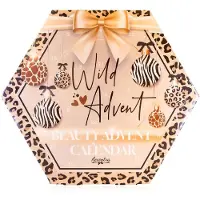 Accentra Wild Advent Adventskalender in sechseckiger Box 24 Pflegeprodukte