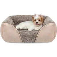 Merkloos Elzusha – Waschbares Hundebett mit orthopädischer Unterstützung, braun
