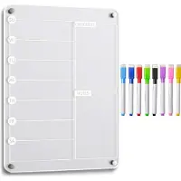Merkloos Magnetischer Essensplaner und Wochenkalender für den Kühlschrank