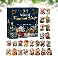 Merkloos 3D-Adventskalender mit 24 Überraschungen