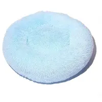Sonstiges Hundebett Katzenbett Flauschig Rund aus Plüsch 70CM Himmelblau