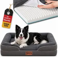 Merkloos Orthopädisches Hundebett mit Memory-Schaum für kleine und mittelgroße Hunde