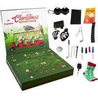 Merkloos Adventskalender Weihnachten 2025 mit 24 Dekorationen
