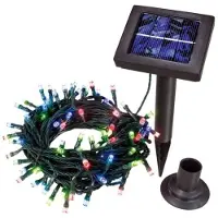 Esotec Solar-Lichterkette 100 LED´s bunt