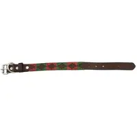 Lexhis 2.5 Cm Leather Navajo Hundehalsband