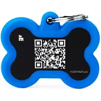 My Family Hushtag Plus Qr Code Bone Haustiermarke