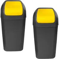 Wellhome Mülleimer 15l 2 Einheiten
