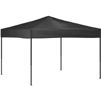 Merkloos Pavillon mit Stahlrahmen, 3 x 3 Meter, mit wasserdichtem Dach