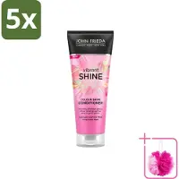 John Frieda 5 x Vibrant Shine Colour Conditioner - 250 ml - Sparpackung - 5 Stücke
