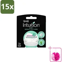 Wilkinson 15 x Intuition Sensitive Care Ersatzklingen für empfindliche Haut - Sparpackung - 15 Stücke