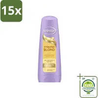 Unilever 15 x Andrélon Stralend Blond Conditioner - 200 ml - Großpackung - 15 Stücke