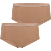 Falke 2-Pack Damen Hipster Daily Comfort, L, Beige, Uni, Baumwolle