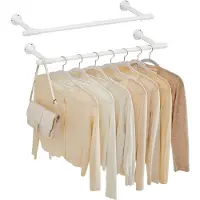 Songmics Kleiderstange für die Wand 30 x 84 x 7 cm B34HSR140W02