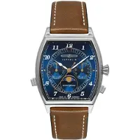 Zeppelin 8336-3 Herrenuhr Metropolis Mondphase Cognac/Blau
