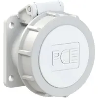 Pce 3922-12f9v CEE-Anbausteckdose gerade 54x60mm 32A 2p 42VAC 50/60Hz IP66/IP67 TWIST 392212f9v