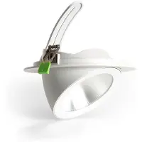 LEDKIA LED Downlight Einbaustrahler Schwenkbar Rund 60W Chip CCT 120 lm/W CCT Ausschnitt Ø 200 mm No Flicker 3000K Warmweiß