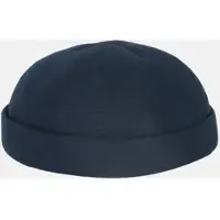 HANSEHELD Docker Cap Leinen Blau Kurz Flach Segler Sailor Cap