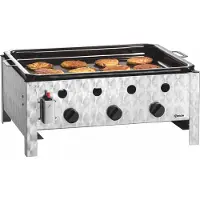 Bartscher Gas-Tischbräter TB1000PF 1061933 , Maße(B x T x H): 70,5 x 56 x 27,5 cm