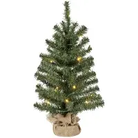 Everlands Kaiserlicher Baum vorbeleuchtet h60 cm20l grün (groen)