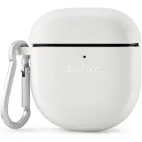 Bose QuietComfort Earbuds II Case Cover Weiß Schutzhülle Für Ohrhörer