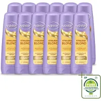 Unilever 12 x Andrélon Stralend Blond Conditioner - 200 ml - Großpackung - 12 Stücke